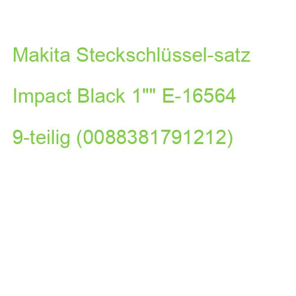 Makita Steckschlüssel-satz Impact Black 1