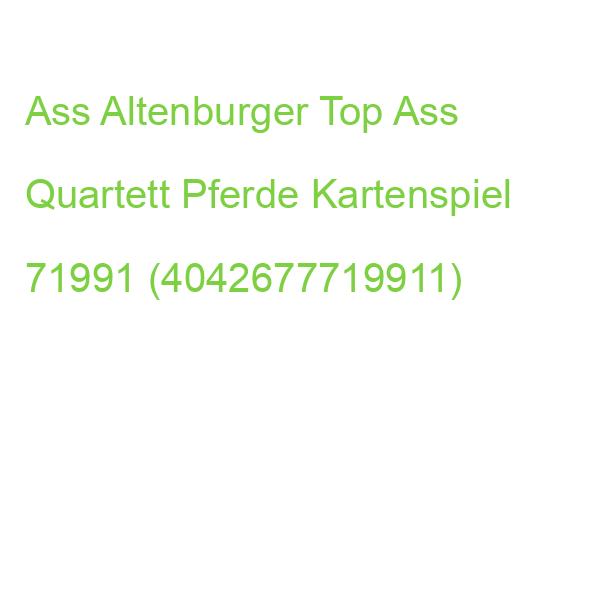 Ass Altenburger Top Ass Quartett Pferde Kartenspiel 71991 (4042677719911)