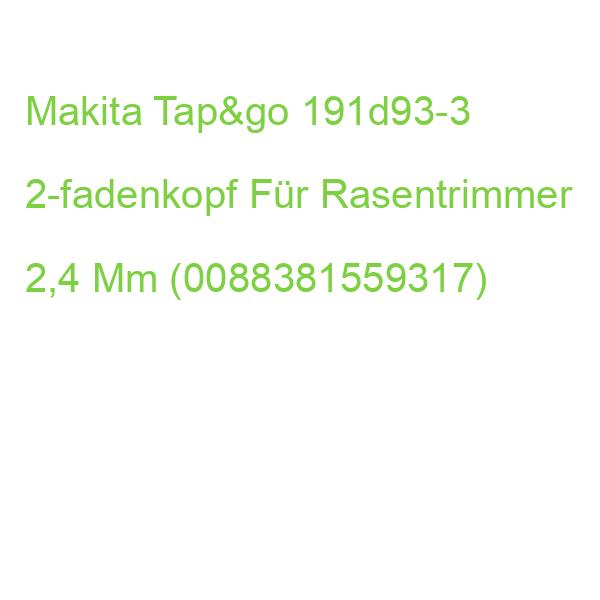 Makita Tap&go 191d93-3 2-fadenkopf Für Rasentrimmer X 4,0 M (0088381559317)