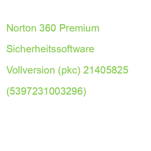 Norton 360 Premium Sicherheitssoftware Vollversion (pkc) 21405825 (5397231003296)