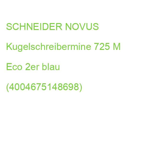 Schneider Kugelschreiberminen 725 M Eco blau 2 Stück