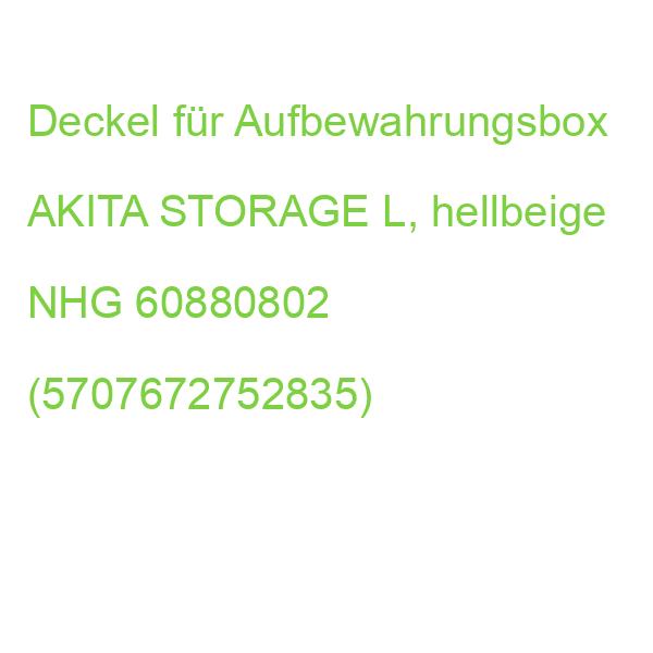 Deckel für Aufbewahrungsbox AKITA STORAGE L, hellbeige NHG 60880802 (5707672752835)