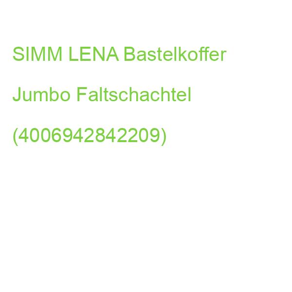 SIMM LENA Bastelkoffer Jumbo Faltschachtel (4006942842209)