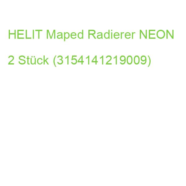 HELIT Maped Radierer NEON 2 Stück (3154141219009)