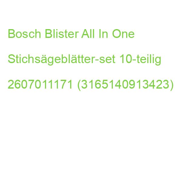 Bosch Blister All In One Stichsägeblätter-set 10-teilig 2607011171 (3165140913423)