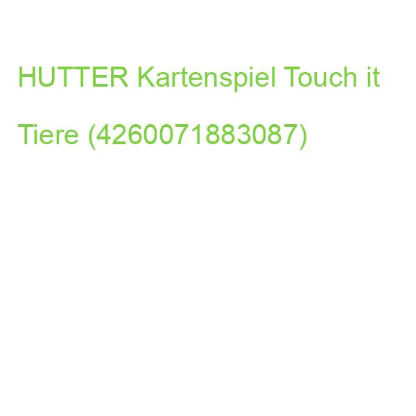 HUTTER Kartenspiel Touch it Tiere (4260071883087)