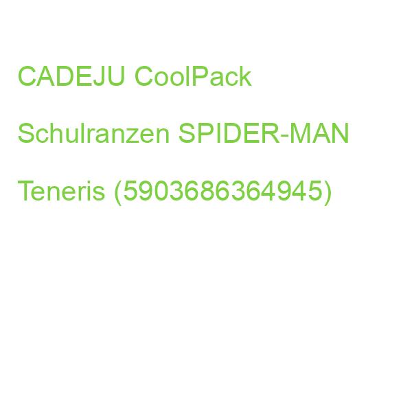 CADEJU CoolPack Schulranzen Marvel Spider-Man Teneris (5903686364945)