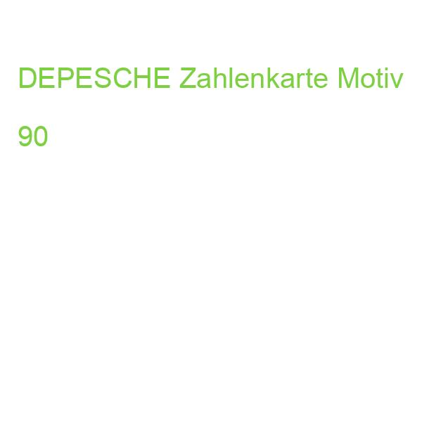 DEPESCHE Zahlenkarte Motiv 90