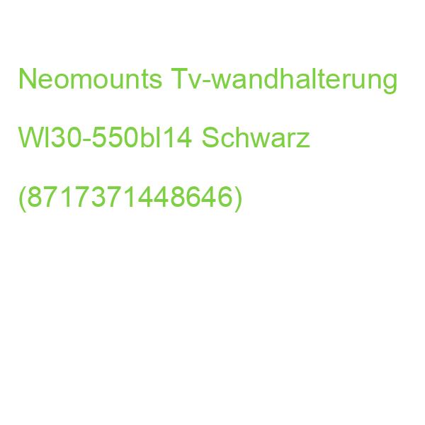 Neomounts Tv-wandhalterung Wl30-550bl14 Schwarz (8717371448646)