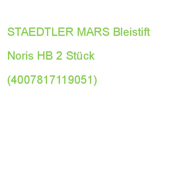 STAEDTLER Noris Bleistifte HB 2 Stück