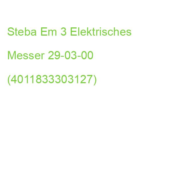 Steba Em 3 Elektrisches Messer 29-03-00 (4011833303127)