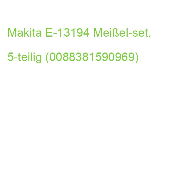 Makita Meißel-set E-13194, 5-teilig (0088381590969)