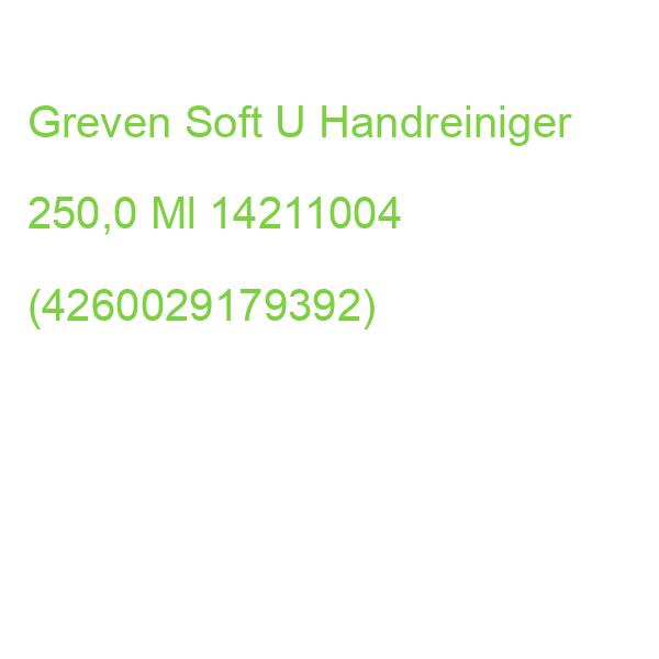 Greven Soft U Handreiniger 250 Ml 14211004 (4260029179392)