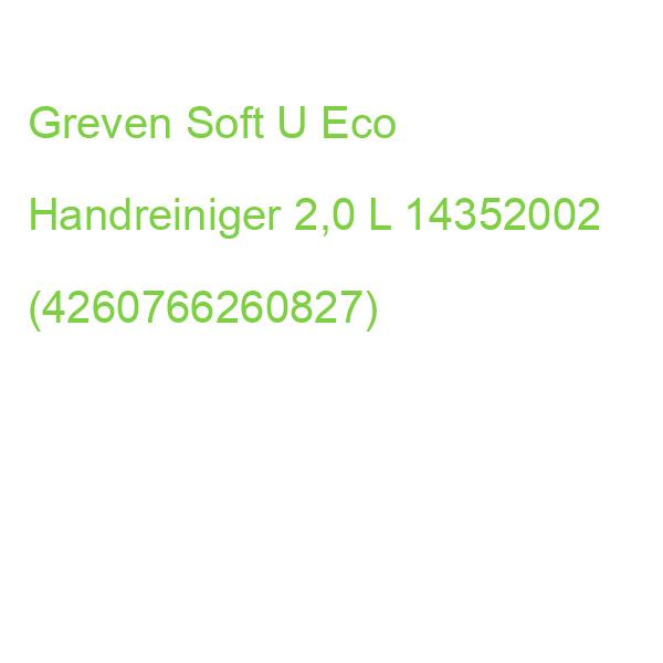 Greven Soft U Eco Handreiniger 2,0 L 14352002 (4260766260827)