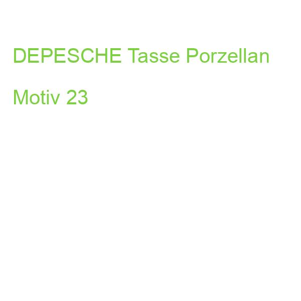 DEPESCHE Tasse Porzellan Motiv 23