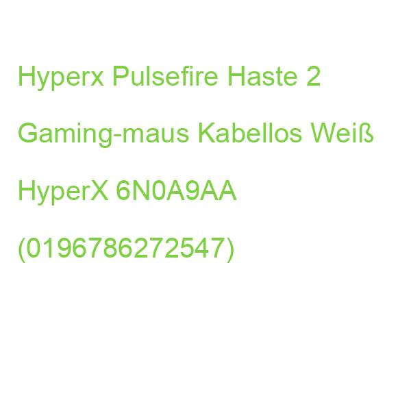Hyperx Pulsefire Haste 2 Gaming-maus Kabellos Weiß HyperX 6N0A9AA (0196786272547)