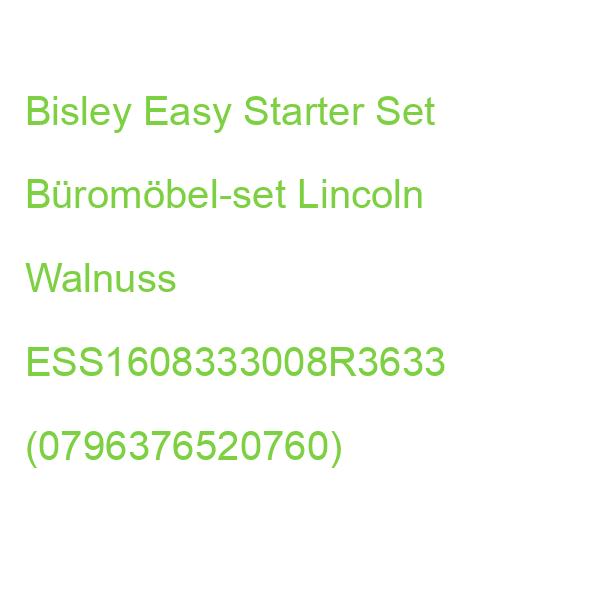 Bisley Easy Starter Set Büromöbel-set Lincoln Walnuss ESS1608333008R3633 (0796376520760)