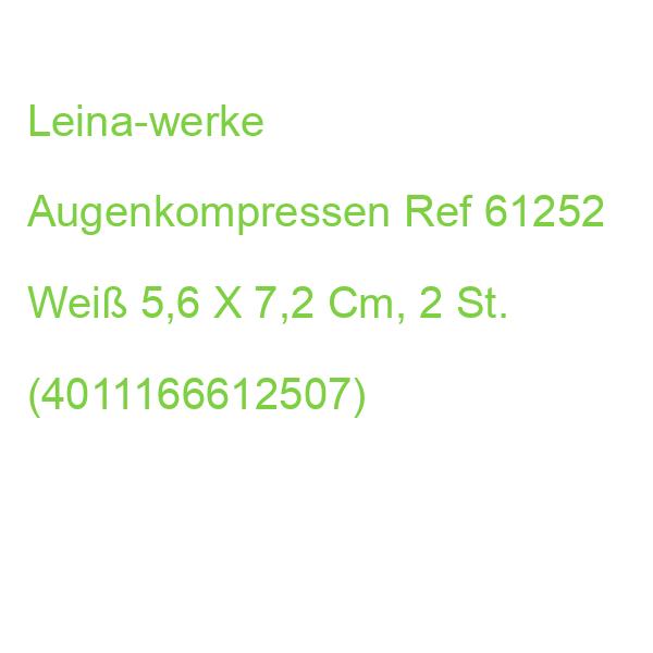 Leina-werke Augenkompressen Ref 61252 Weiß 5,6 X 7,2 Cm, 2 St. (4011166612521)