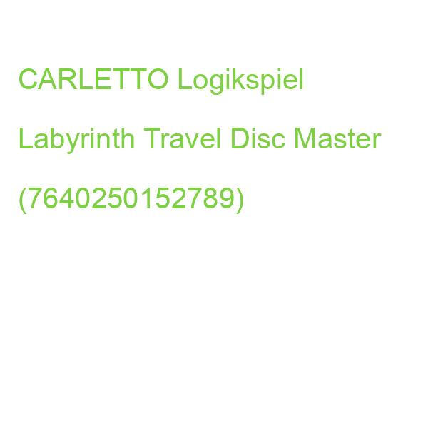 CARLETTO Logikspiel Labyrinth Travel Disc Master (7640250152789)
