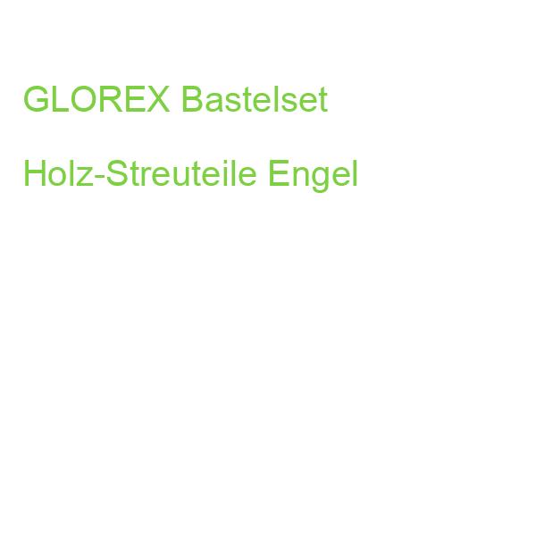 GLOREX Bastelset Holz-Streuteile Engel