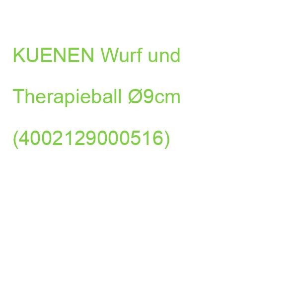 KUENEN Wurf und Therapieball 9cm (4002129000516)