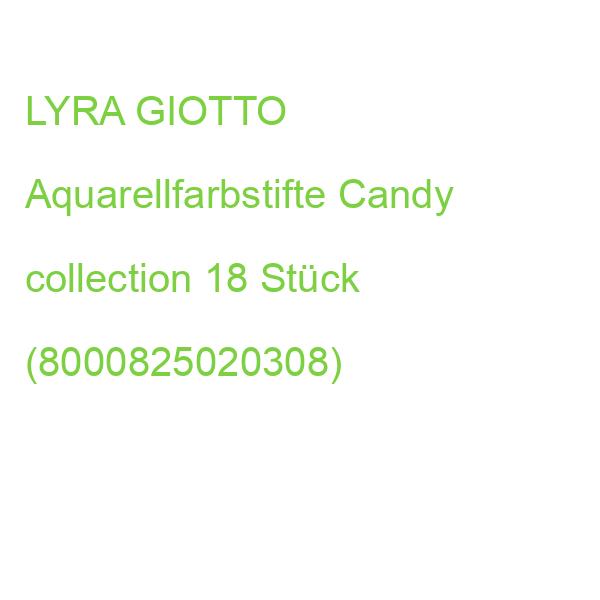 LYRA GIOTTO Aquarellfarbstifte Candy collection 18 Stück (8000825020308)