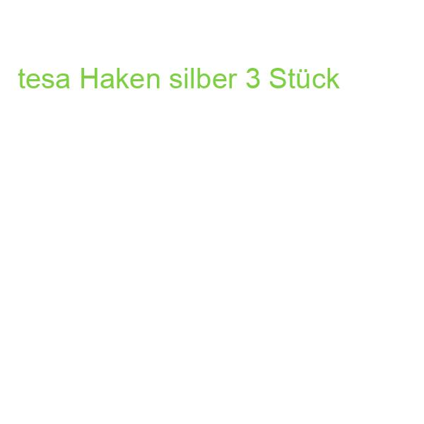 tesa Haken silber 3 Stück