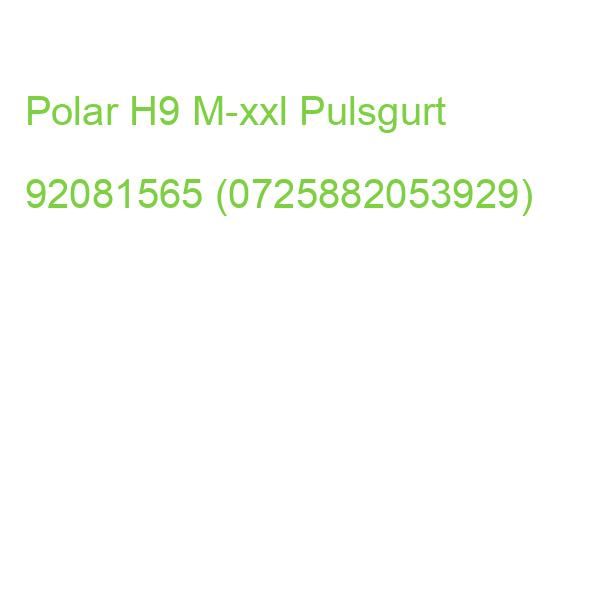 Polar H9 M-xxl Pulsgurt 92081565 (0725882053929)