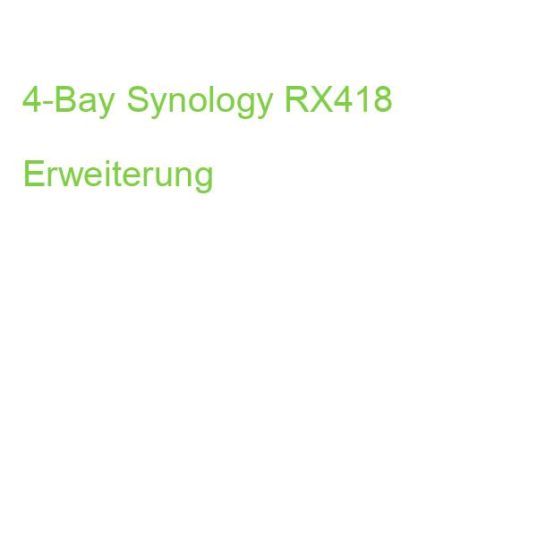 4-Bay Synology RX418 Erweiterung