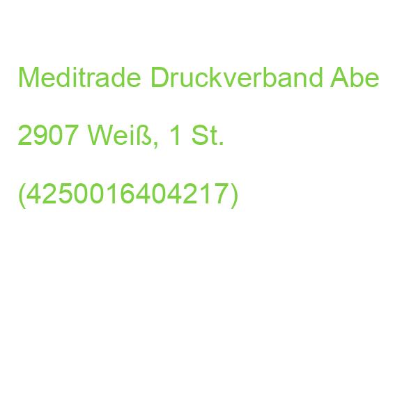 Meditrade Druckverband Abe 2907 Weiß, 1 St. (4250016404217)