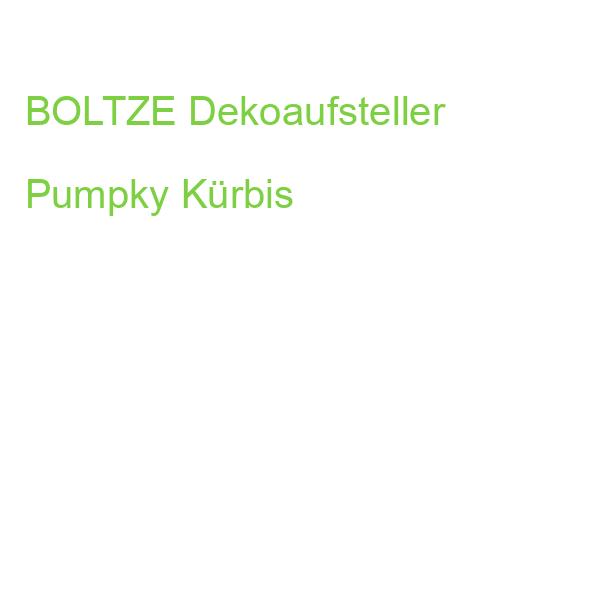 BOLTZE Dekoaufsteller Pumpky Kürbis