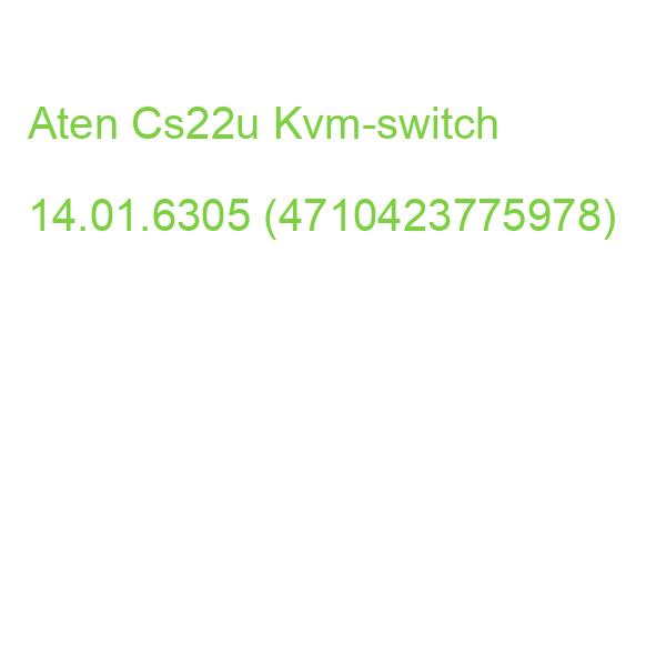Aten Cs22u Kvm-switch 14.01.6305 (4710423775978)