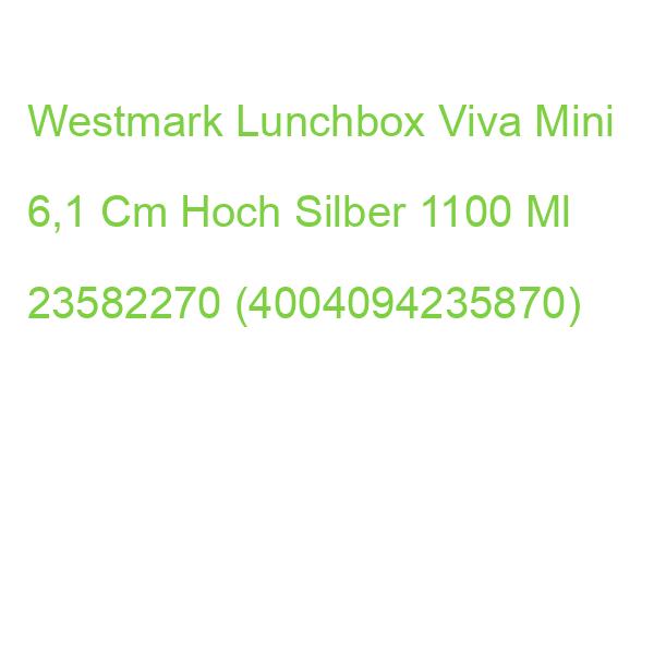 Westmark Lunchbox Viva Mini Silber 1,1 L, 1 St. 23582270 (4004094235870)