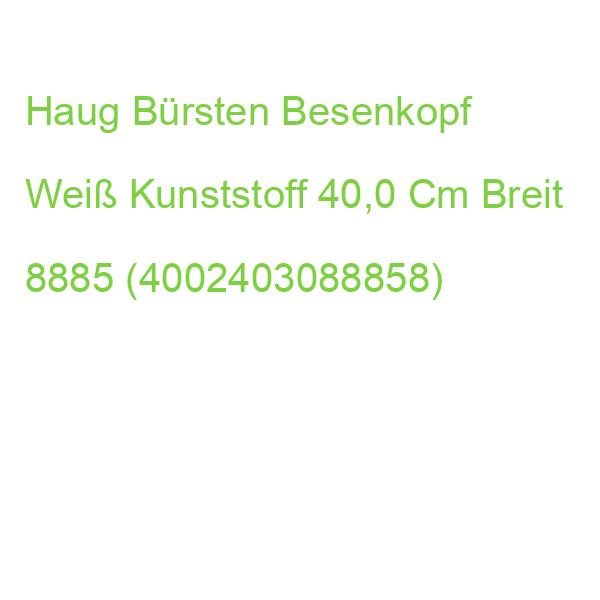 Haug Bürsten Besenkopf Weiß Kunststoff 40,0 Cm Breit 8885 (4002403088858)