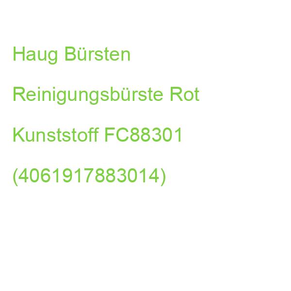 Haug Bürsten Reinigungsbürste Rot Kunststoff FC88301 (4061917883014)
