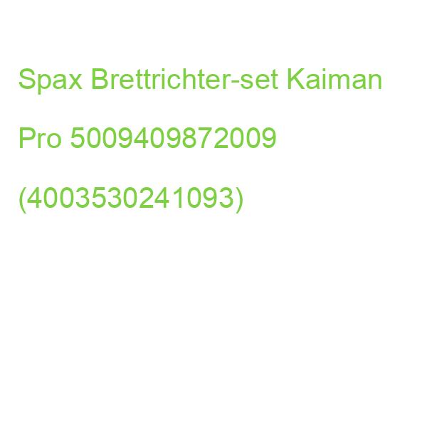 Spax Brettrichter-set Kaiman Pro 5009409872009 (4003530241093)