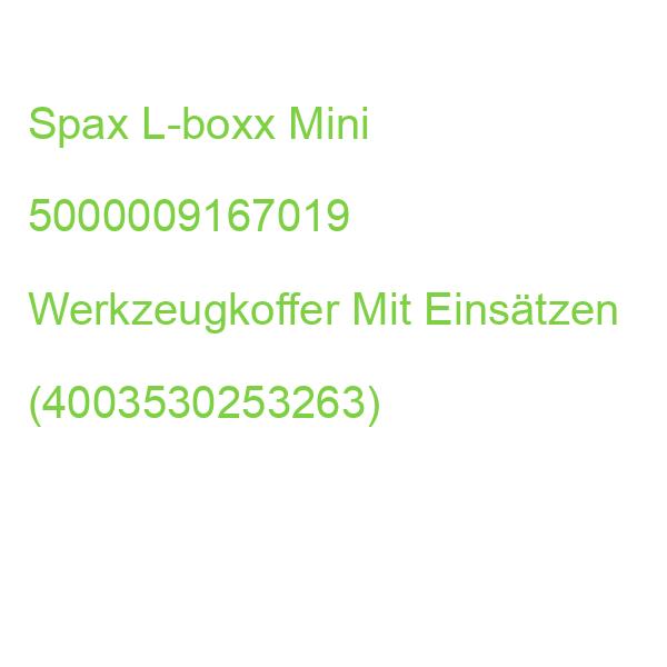Spax L-boxx Mini 5000009167019 Werkzeugkoffer (4003530253263)