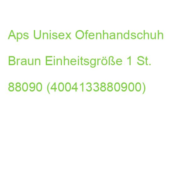 Aps Unisex Ofenhandschuh Braun Einheitsgröße, 1 St. 88090 (4004133880900)