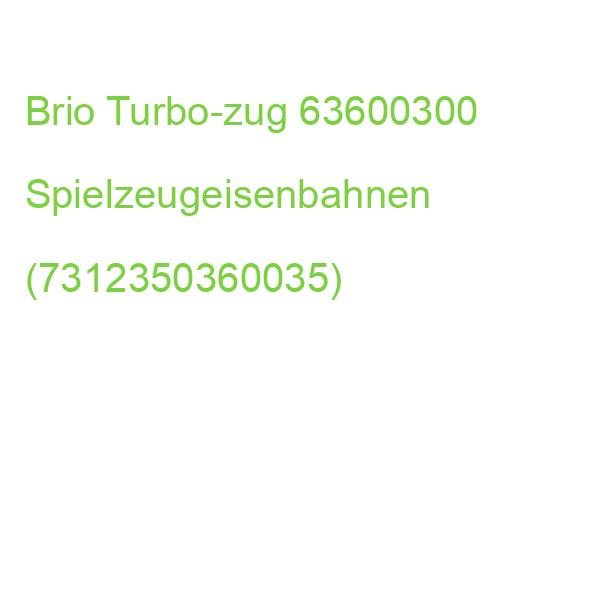 Brio Turbo-zug 63600300 Spielzeugeisenbahnen (7312350360035)