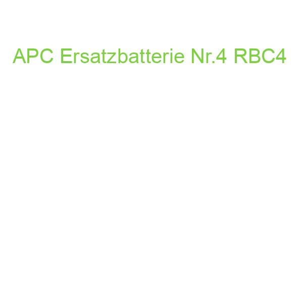 APC Ersatzbatterie Nr.4 RBC4