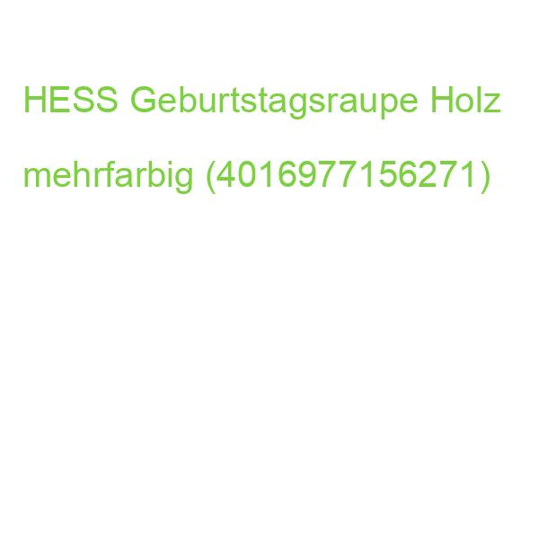 HESS Geburtstagsraupe Holz mehrfarbig (4016977156271)