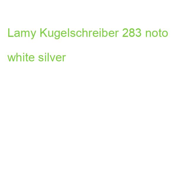 Lamy Kugelschreiber 283 noto white silver