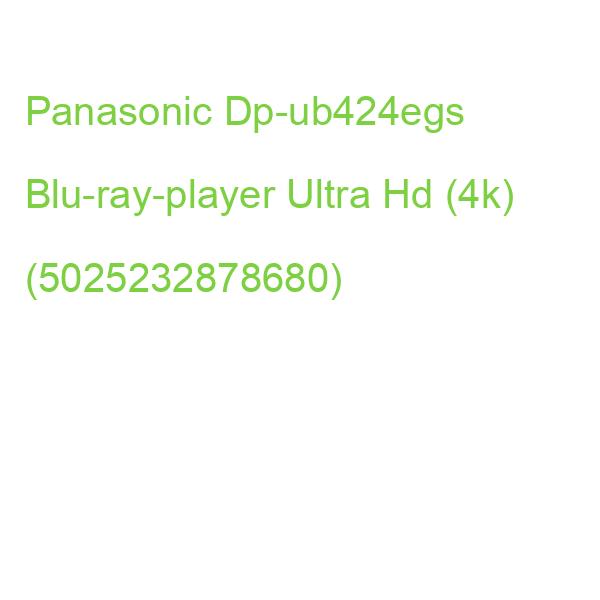Panasonic Dp-ub424egs Blu-ray-player Ultra Hd (4k) (5025232878680)