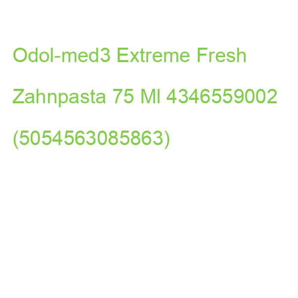 Odol-med3 Extreme Fresh Zahnpasta 75 Ml 4346559002 (5054563085863)