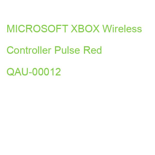 MICROSOFT XBOX Wireless Controller Pulse Red QAU-00012