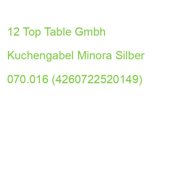 Top Table Gmbh Kuchengabel Minora Silber, 12 St. 070.016 (4260722520149)