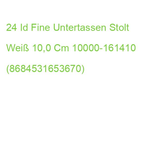 24 Id Fine Untertassen Stolt Weiß 10,0 Cm 10000-161410 (8684531653670)