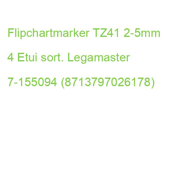 Präsentationsmarker TZ41 nachfüllbar ca. 2 5 mm 4er Etui LEGAMASTER 7-155094 (8713797026178)