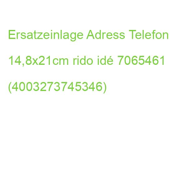 Timing 1 Einlage Adressen- u.Telefonregister RIDO 7065461 (4003273745346)