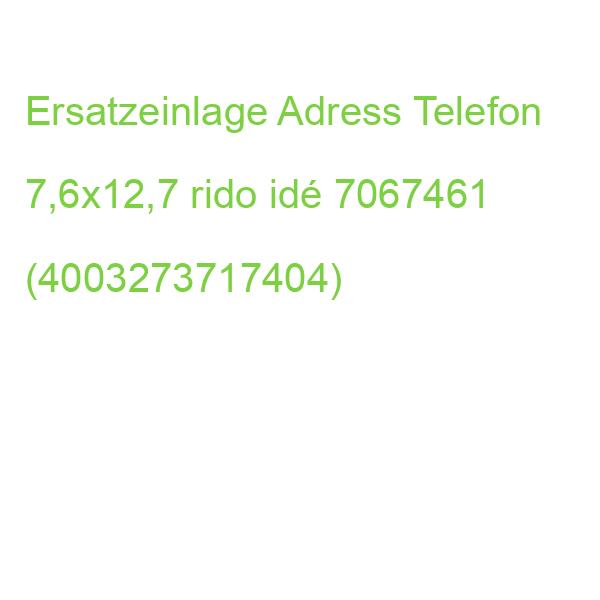 Timing 3 Einlage Adressen- u. Telefonregister RIDO 7067461 (4003273717404)